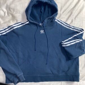 Adidas Blue Pullover Hoodie